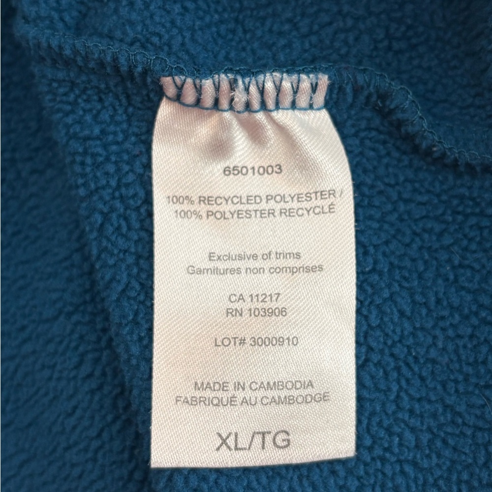 BULA Women’s Fleece Jacket XL Blue & Teal | Full Zip Outdoor Cozy Warm - Picture 9 of 12